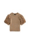 Джемпер New Look LOOP STITCH SLEEVE , Camel - фото 4