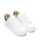 Кеды женские Guess Винни кожаные на толстой подошве, белый - фото 3