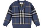 Детский свитер Burberry, синий - фото
