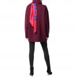 Шарф-свитер Balenciaga, бордовый - фото 4