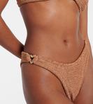 Николь бикини с декором Hunza G, Metallic Cocoa/Gold - фото 5