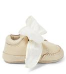 Кожаные туфли Baby Lony Donsje, Cream Leather - фото 3