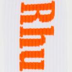 Носки Rhude Logo Sock, цвет White/Orange - фото 2