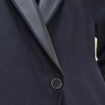 Пальто женское Hermes, черный / синий - фото 5