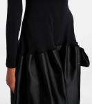 Платье Catrin Duchess из сатина Fforme, Black - фото 5