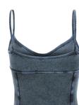 Топ Diesel denim corset top, синий - фото 4