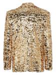 Пиджак-смокинг DSQUARED2 с пайетками, золотой - фото 2