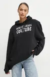 Хлопковая толстовка Versace Jeans Couture, черный - фото 2