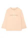 Толстовка с логотипом Calvin Klein Kids, розовый - фото