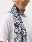 Шарф Najia Paisley Part Two, Navy - фото 3