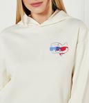 Свитер с иконой Cropped fit Karl Lagerfeld, бежевый - фото 4