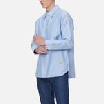 Рубашка мужская синяя Evisu, синий - фото 4