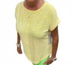 Топ на пуговицах сзади, желтый Multiples - фото