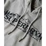 Худи Superdry Outdoor Scene Relaxed Fit, серый - фото 2