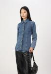 Блузка на пуговицах ONLNARA FITTED ONLY, синий деним - фото 2