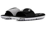 Шлепанцы Under Armour Fat Tire Slippers Black/Grey, черный - фото 4