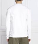 Лонгслив мужской Boss Green с надписью, белый - фото 4