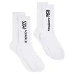 Носки Karl Lagerfeld A1M47050 2 pairs, белый - фото 2