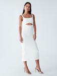 Миди платье BWLDR ADI MIDI DRESS, White - фото 3