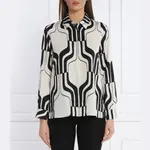 Рубашка свободного кроя «русалка» Marella, черный - фото