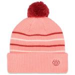 Шапочка-Бини с помпоном - детская 686, Geranium Pink - фото