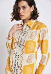 Блузка на пуговицах CIEL Be Sunset, желтый - фото 5