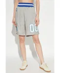 Шорты с принтом Off White, серый - фото 3