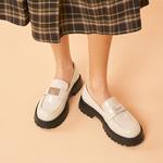 Лоферы женские Malemonkey, бежевый - фото 8