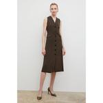 Женское платье Кассандра - OrigamiTech MMLaFleur, Olive - фото 7