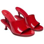 Шлепанцы женские красные Jacquemus - фото 3