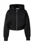 WEEKDAY Худи на молнии в черном цвете - фото