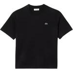 LACOSTE Футболка женская черная - фото