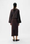 Юбка Object OBJREYNARD SKIRT FAIR, Seal Brown/Brown - фото 3