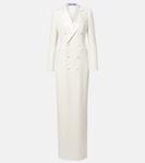 Платье Kristian из шелкового кади Ralph Lauren Collection, кремовый - фото