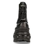 Армейские ботинки New Rock Metallic Black Leather - фото 4