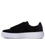 Кроссовки basket platform strap 'black and white' Puma, черный - фото