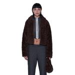 Nerdy Бархатная куртка женская коричневая, Brown - фото 5