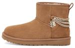 Угги женские UGG Classic Mini Chains, коричневый - фото