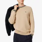 Джемпер мужской LACOSTE, бежевый/синий - фото 6