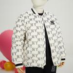 Детская пуховая куртка MLB, Ecru - фото 5