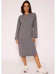 Платье до колена SASSYCLASSY, серый - фото 2