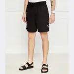 Шорты с добавлением льна Calvin Klein, черный - фото 2