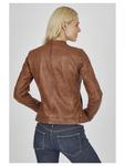 Кожаная куртка 7eleven, цвет tabak - фото 3