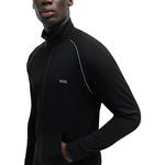 Курта с вышитым логотипом HUGO BOSS, темно-синяя - фото 5