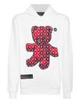 Толстовка с капюшоном Teddy Bear Philipp Plein, белый - фото