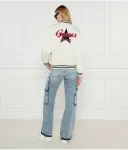 Университетский Бомбер Regular fit Guess Jeans, белый - фото 2