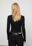 Топ Stradivarius SEAMLESS, Black - фото 3