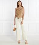 Джинсы женские Michael Kors клеш от бедра, экрю - фото 2