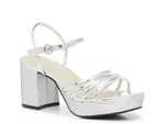 Сандалии Carmen Platform Sandal Mix No. 6, серебряный/металлик - фото