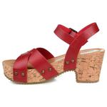 Платформенные сандалии Valentina Journee, red - фото 4